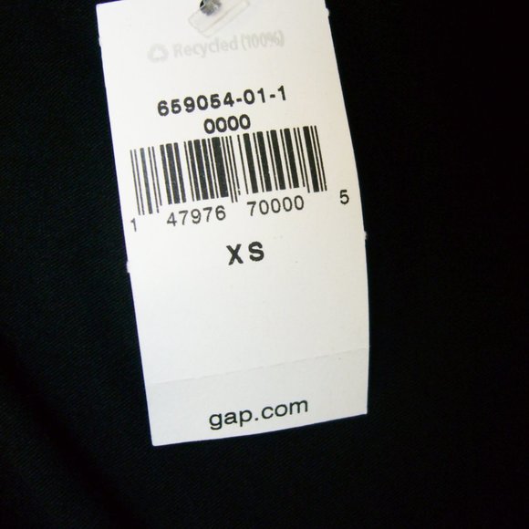 New Gap Maternity Wrap Dress Black - Picture 4 of 5